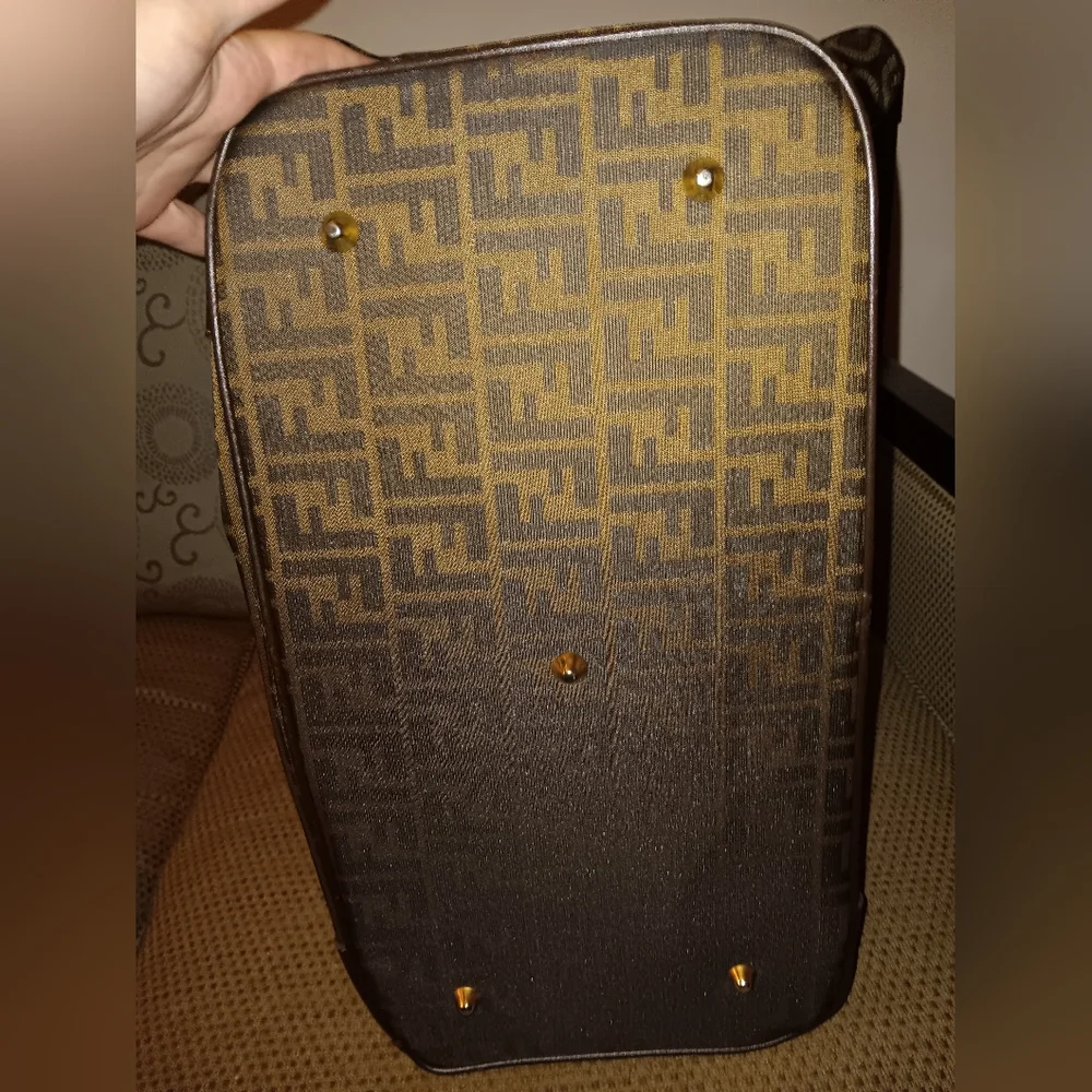 Fendi FF Ultra Rare Vintage Zucca Print Travel Bag - Picture 5 of 7